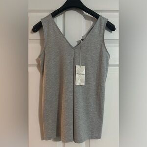 NWT Tommy Bahama Women’s Kauai Jersey Tank Top In Heather Gray - Size XS